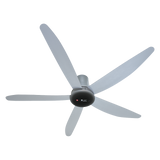 KDK T60AW 15cm 60 inch DC Motor Ceiling Fan with LCD Remote Control [SILVER] - FREE DELIVERY