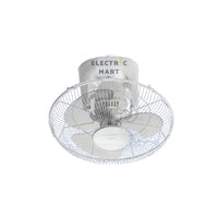 Neiken UAF-16 Orbit Ceiling Mount Auto Fan / 16 inch / 16" with Regulator, Singapore Safety Mark [WHITE] (Free delivery)