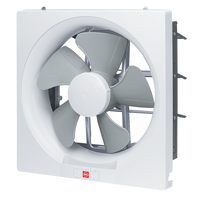 KDK 25RGF 25cm Wall Mount Ventilating Fan - reversible, intake, exhaust type, cord operated shutter, condenser motor, installation size 300mm x 300mm, global product Singapore approved (1-year warranty)