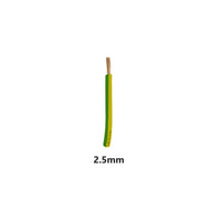 Wilson 1C Single Core 2.5mm PVC Electrical Cable Wire - 1 Roll equivalent to 100 meters