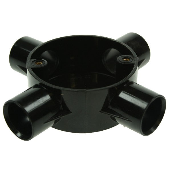 PVC Cross Box- BLACK