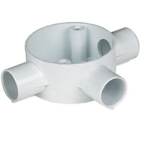 PVC Tee Box- WHITE