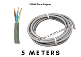 3 Core x 40/0076 PVC Flexible Wire Supply Electrical Cable 3x40/0076 or 3Cx40 (3 x 40 / 0076), 5 meters (loose cable length)