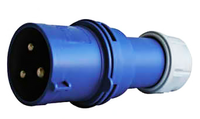 Marlanvil 32A 3 Pin Industrial Plug IP44 (Italy)