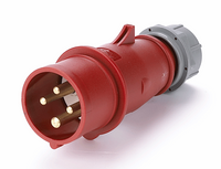 Marlanvil 32A 4 Pin Industrial Plug IP44 (Italy)