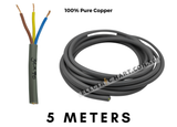 3 Core x 70/0076 PVC Flexible Wire Supply Electrical Cable 3x70/0076 or 3Cx70 (3 x 70 / 0076), 5 meters (loose cable length)