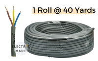 3 Core x 70/0076 PVC Flexible Wire Supply Electrical Cable 3x70/0076 or 3Cx70 (3 x 70 / 0076) - 1 Roll; Equiv. 40 Yards