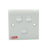 Hager XP8310 System 8000 3 Gang 1 Way Switch