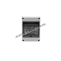 Marlanvil 92.04 Weatherproof Surface Distribution Board 120 x 160 x  90mm, IP65, Grey, Halogen Free (Made in Italy)