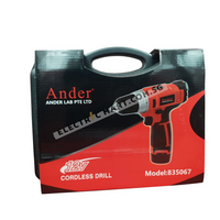 Ander 6512 Cordless Power Drill c/w 12V Li-ion battery Model:835067