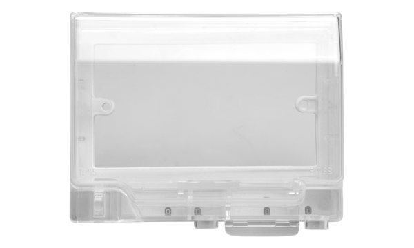 Boss B223TR 1 Gang Splash Cover Surface Mount  IP55 Transparent