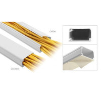 Litaflex 50 x 12 x 2000mm Carpet uPVC Trunking - Available color:  White , Black (Avilable sizes:  50mm X 12mm, 80mm X 18mm)
