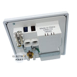 ABB CRS113 13A RCD Single Switch Socket Outlet, 1 gang / 1x13A SSO with 30mA Residual Current Device