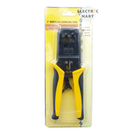 8'' Dual-Modular Plug Electric RJ12 RJ11 RJ45 Crimping Tool [HT-8046R] 6P + 8P for cutting, stripping and crimping 2 types of plugs
