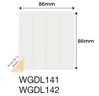 Hager Dream WGDL141 / WGDL142 16AX 4 Gang 1 Way / 2 Way Switch (Suitable for BTO switch replacement, HDB, new installations, Singapore standard size switch hole for easy installation) *NEW updated high 16AX rating (previously 10AX)