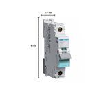 Hager NB132 Single Module 1 Pole Type B 32A 10KA Miniature Circuit Breaker (MCB)