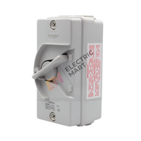 hager JG263U 63A 2 pole 2P PVC Weatherproof Isolator (IP66)