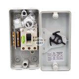 hager JG332U 32A 3 pole 3P PVC Weatherproof Isolator (IP66)