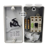 hager JG340U 40A 3 pole 3P PVC Weatherproof Isolator (IP66)