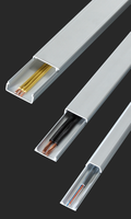Litaflex 1" x 2000mm uPVC Trunking (32 x13mm, 50mm X 32mm, 75mm X 50mm, 75mm X 80mm, 100mm X 50mm, 100mm X 80mm, 100mm X 100mm, 150mm X 80mm, 150mm X 100mm, 200mm X 100mm) Single Compartment Trunking - White