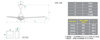 KDK M60SG Ceiling Fan 150cm w/ Regulator