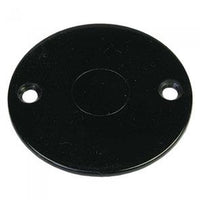 PVC Box Cover with Screw Hole- BLACK