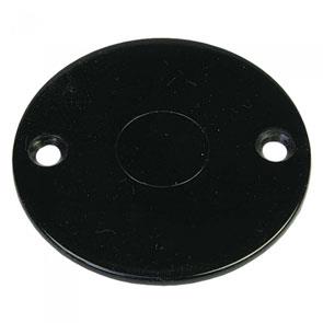 PVC Box Cover with Screw Hole- BLACK
