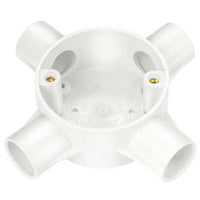 PVC Cross Box- WHITE