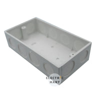 2 Gang PVC KO Box [WHITE]
