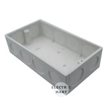 2 Gang PVC KO Box [WHITE]