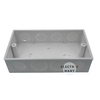 2 Gang PVC KO Box [WHITE]