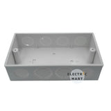 2 Gang PVC KO Box [WHITE]