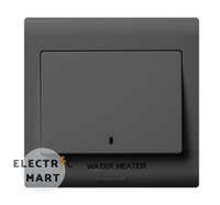 Honeywell R-series R4787NWHGPH 1 Gang 1-Way 20AX DP with Neon marked ‘WATER HEATER’ [URBAN GRAPHITE COLOUR] (HDB BTO Apartment House usage)
