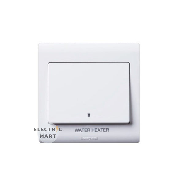 Honeywell R-series R4787NWHWHI 1 Gang 1-Way 20AX DP with Neon marked ‘WATER HEATER’