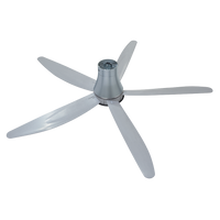 KDK T60AW 15cm 60 inch DC Motor Ceiling Fan with LCD Remote Control [SILVER] - FREE DELIVERY