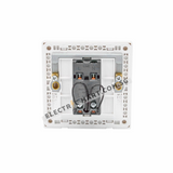 Hager Muse WGML2D1N 20AX 1 Gang Switch with LED