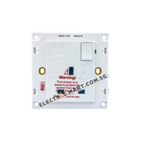 Hager Muse WGMS113S 13A Single Switched Socket Outlet