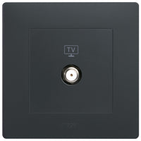 Hager Muse WGMT1TVFKB TV Outlet F Type 1 mod