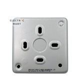 Hager WPSS81BKO 13A 1 Gang Double Pole Switched Socket and Back Box with Knockouts metalclad; EAN: 3250617260978