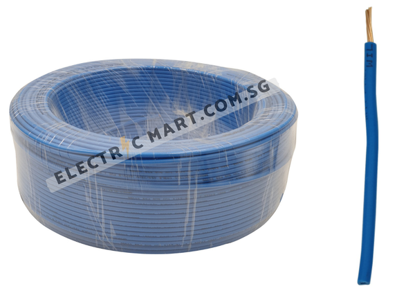 Wilson 1C Single Core 1.5mm PVC Electrical Cable Wire - 1 Roll equivalent to 100 meters