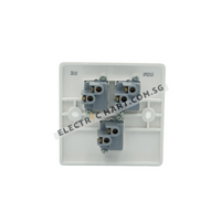 Hager XP8310 System 8000 3 Gang 1 Way Switch
