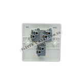 Hager XP8310 System 8000 3 Gang 1 Way Switch