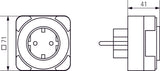 theben-timer 26 (Item no. 0260030) 13A Analogue plug-in timer