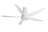 KDK U60FWs 150cm 60" DC Ceiling Fan c/w 22W LED light & Remote Control