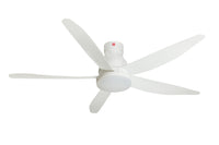 KDK U60FWs 150cm 60" DC Ceiling Fan c/w 22W LED light & Remote Control